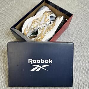 NIB Reebok Ionic Bond Athletic Sneakers Women's 7.5 White Silver AR30302W